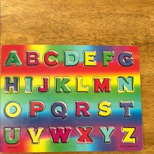 Forever 21 Colorful Alphabet Puzzle